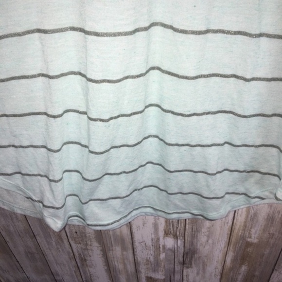 Victoria's Secret Sky Blue & Silver Striped Nightgown - Picture 3 of 4